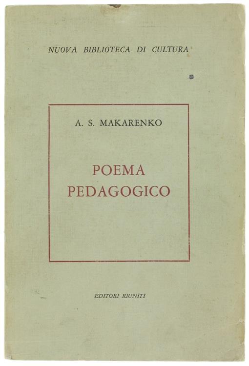 Poema Pedagogico - Anton S. Makarenko - copertina
