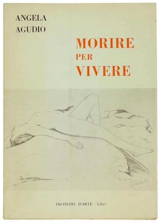 Morire per Vivere - Angela Agudio - copertina