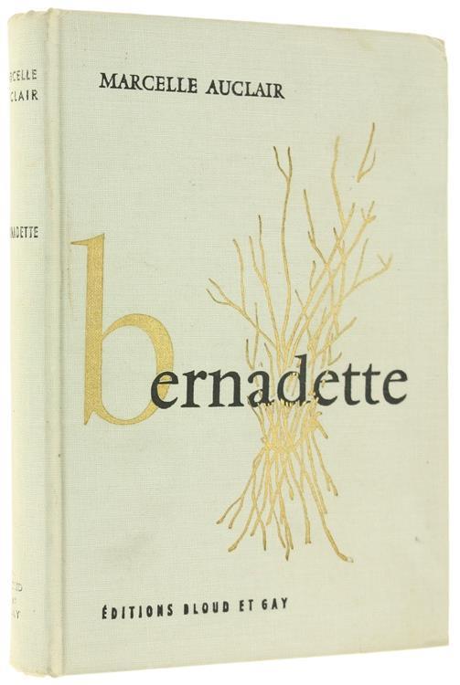 Bernadette - Marcelle Auclair - copertina