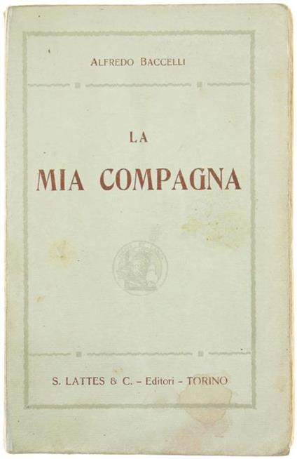 La Mia Compagna - Alfredo Baccelli - copertina