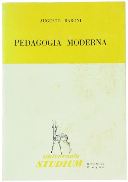 Pedagogia Moderna - Augusto Baroni - copertina