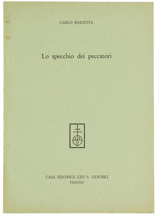Lo Specchio dei Peccatori - Carlo Bascetta - copertina