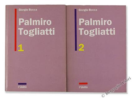 Palmiro Togliatti - Giorgio Bocca - copertina