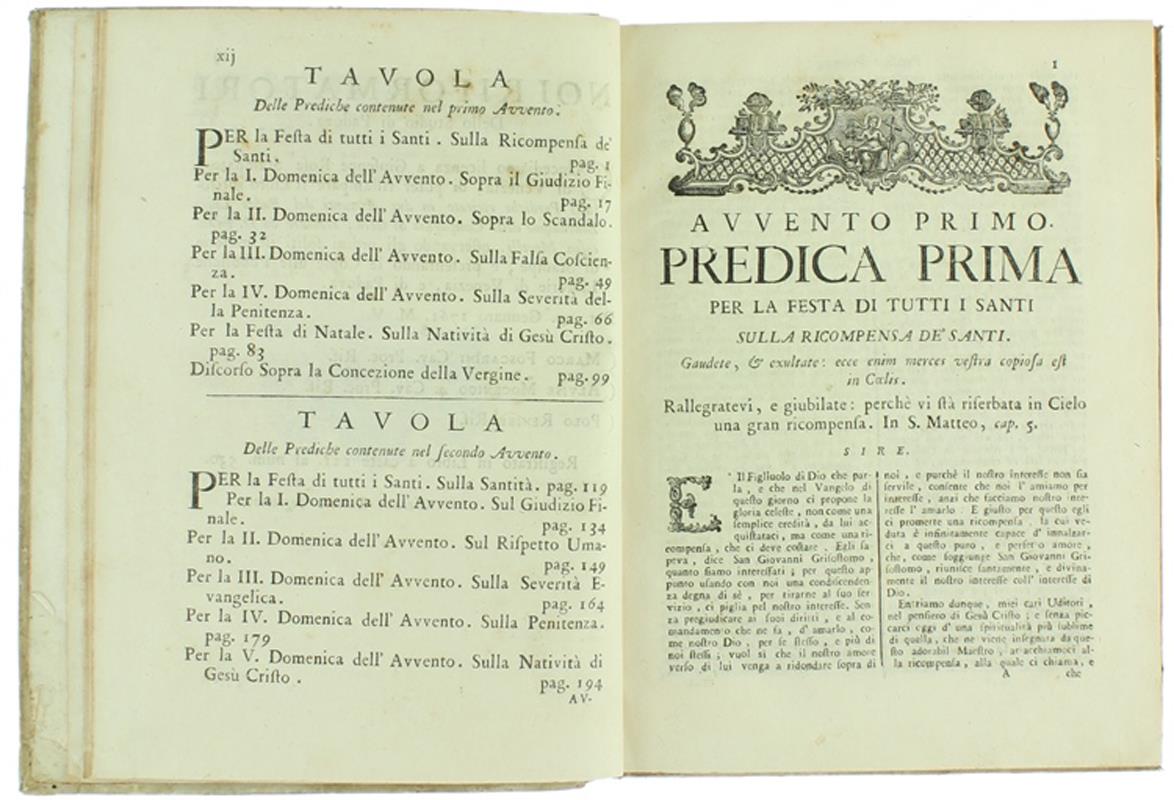 Prediche Recitate in Due Avventi