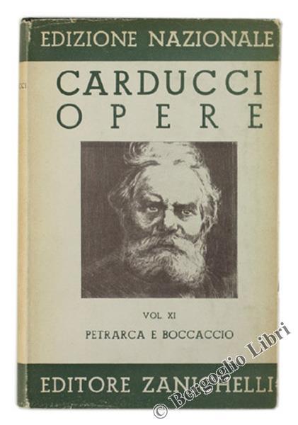 Petrarca e Boccaccio - Giosuè Carducci - copertina