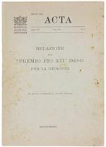 Relazione sul 
