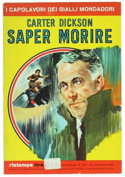 Saper morire - Carter Dickson - copertina