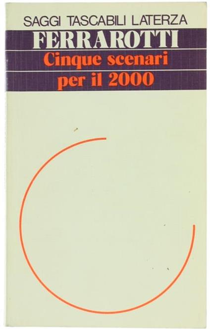 Cinque scenari per il Duemila - Franco Ferrarotti - copertina