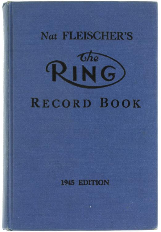 Nat Fleischer's the Ring Record Book - 1945 Edition - Nat Fleischer - copertina