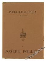 Popolo e Cultura. a Te Calibano