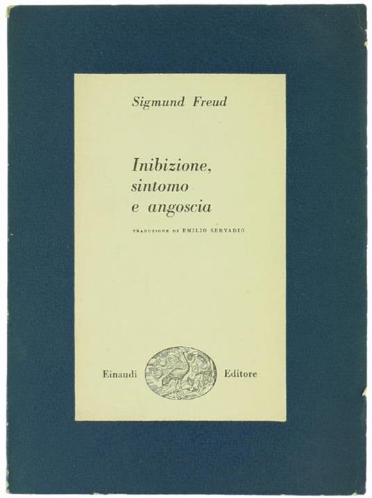 Inibizione Sintomo e Angoscia - Sigmund Freud - copertina