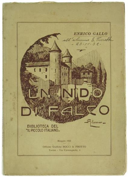 Un Nido di Falco - Enrico Gallo - copertina