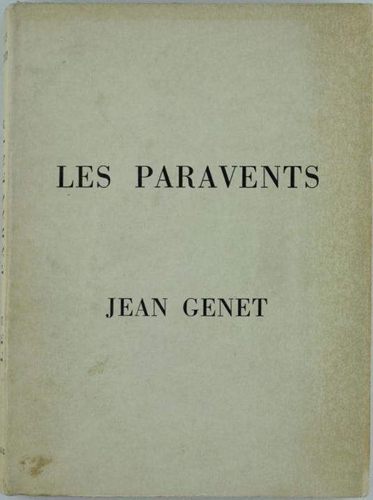 Les Paravents - Jean Genet - copertina