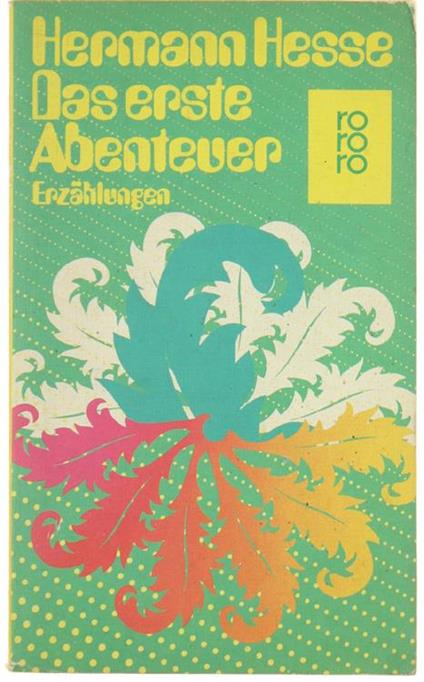 Das Erste Abenteur. Frühe Erzählungen - Hermann Hesse - copertina