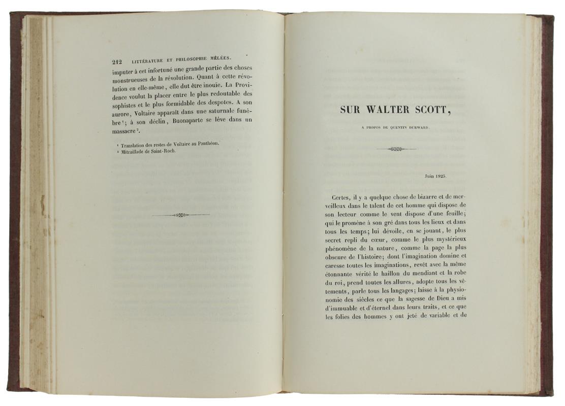 Litterature et Philosophie Melees