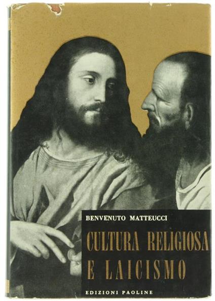 Cultura Religiosa e Laicismo (Pregiudizi) - Benvenuto Matteucci - copertina