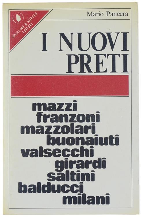 I Nuovi Preti - Mario Pancera - copertina