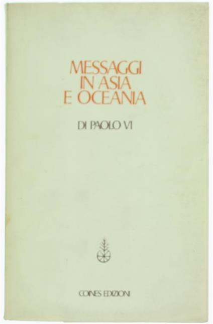 Messaggi in Asia e Oceania - Paolo VI - copertina