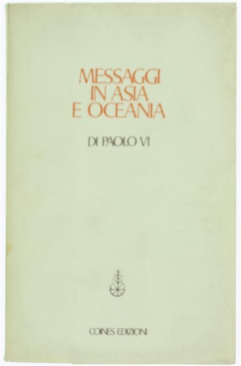 Messaggi in Asia e Oceania - Paolo VI - copertina