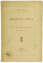 Graecia Capta. Saggi Sopra Alcune Fonti Greche di Scrittori Latini