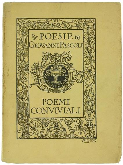 Poemi Conviviali - Giovanni Pascoli - copertina