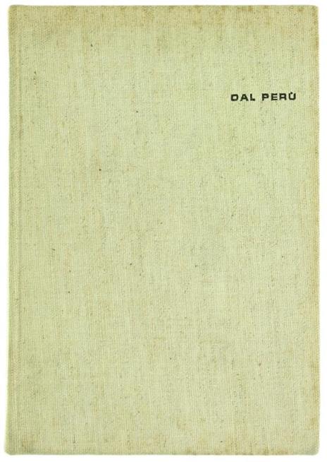 Dal Perù - Lavinia Riva - copertina