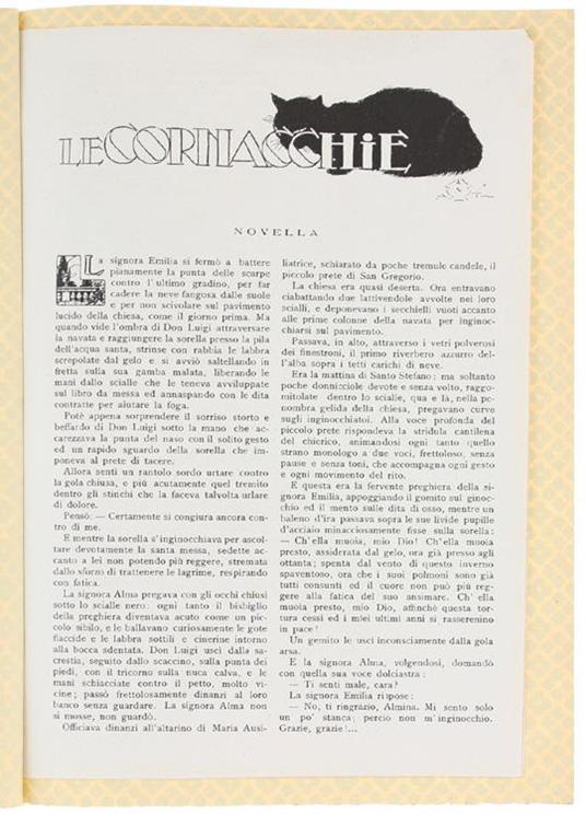 Le Cornacchie. Novella - Gino Rocca - copertina