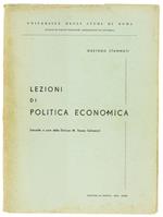 Lezioni di Politica Economica (Raccolte a Cura della Dott.Ssa M. Teresa Salvemini)