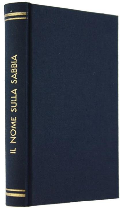 Il Nome sulla Sabbia - Bonaventura Tecchi - copertina