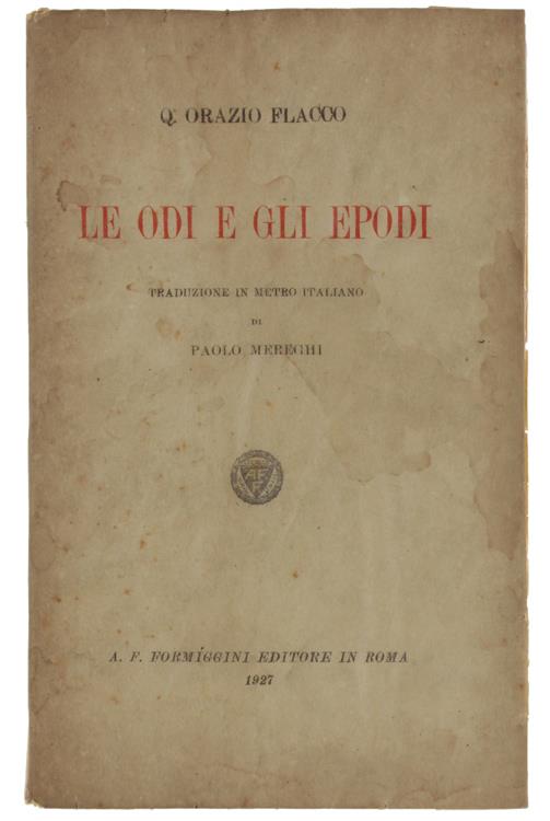 Bergoglio Libri d'Epoca Snc
