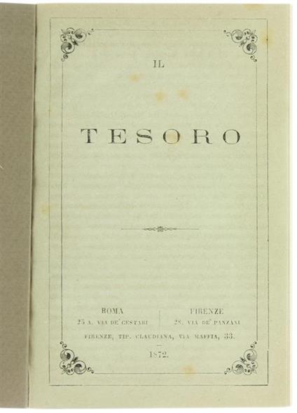Il Tesoro - copertina