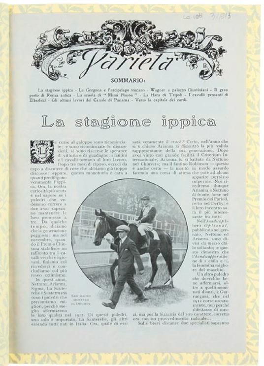 La Stagione Ippica - copertina