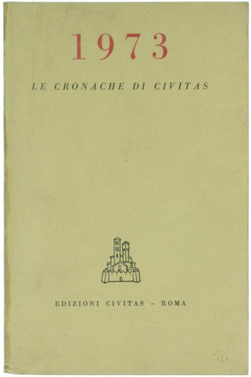 Le Cronache di Civitas. 1973 - copertina