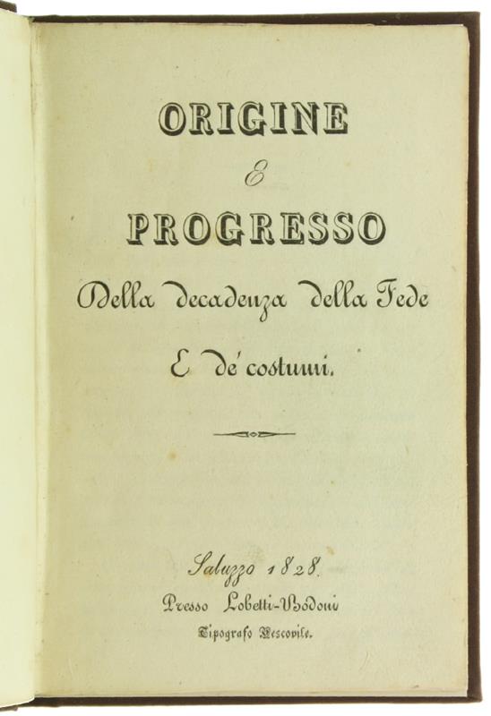 Bergoglio Libri d'Epoca Snc