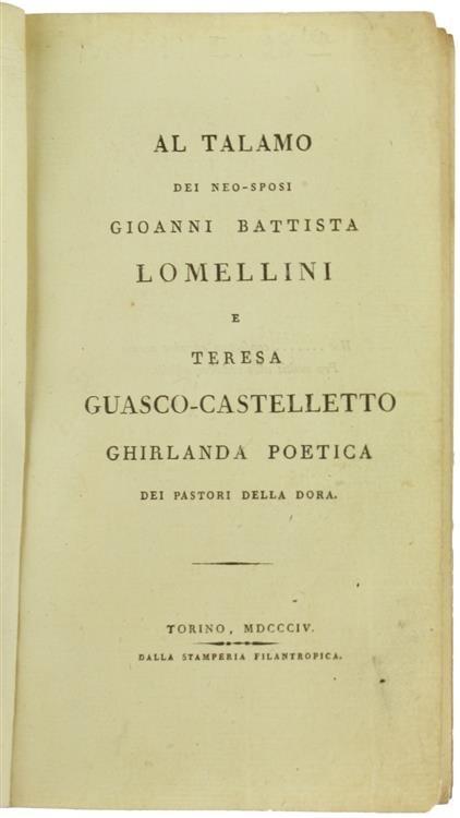 Bergoglio Libri d'Epoca Snc