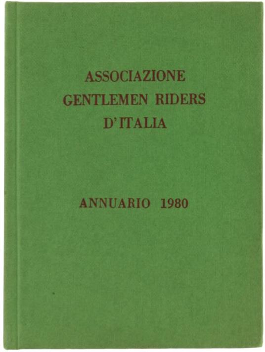 Annuario 1980 - copertina