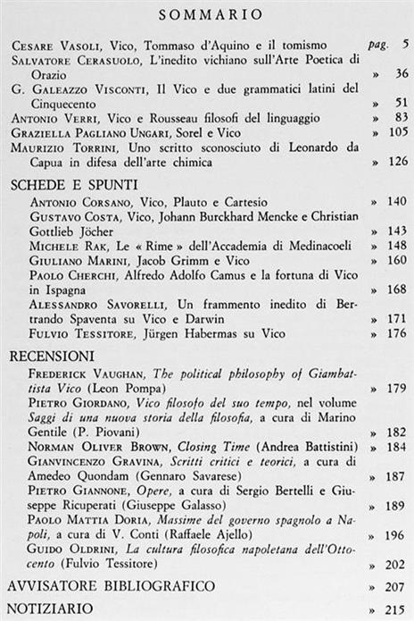 Bollettino del Centro di Studi Vichiani. Anno Iv - 1974 - 2