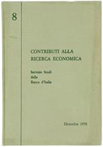 Contributi alla Ricerca Economica