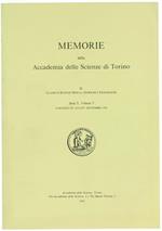 Memorie. Classe di Scienze Morali, Storiche e Filologiche. Serie V, Volume 5. Fascicolo III, Luglio. Settembre 1981