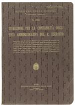 Istruzione per la Contabilità degli Enti Amministrativi del R. Esercito. N.3765