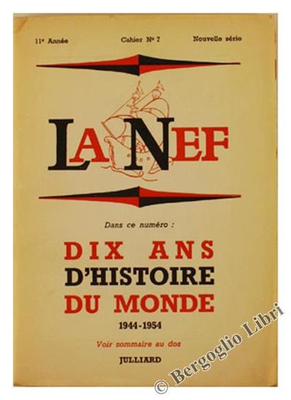 DIX Ans d'Histoire du Monde 1944-1954 - copertina
