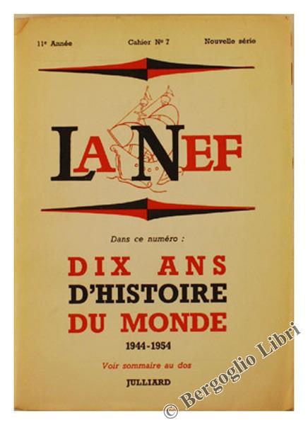 DIX Ans d'Histoire du Monde 1944-1954 - copertina