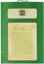 Calendario Uniformi Storiche dell'Esercito Italiano 1978 con Cordoncino Tricolore Originale