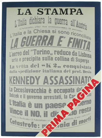 Prima Pagina 1867-1981 - copertina