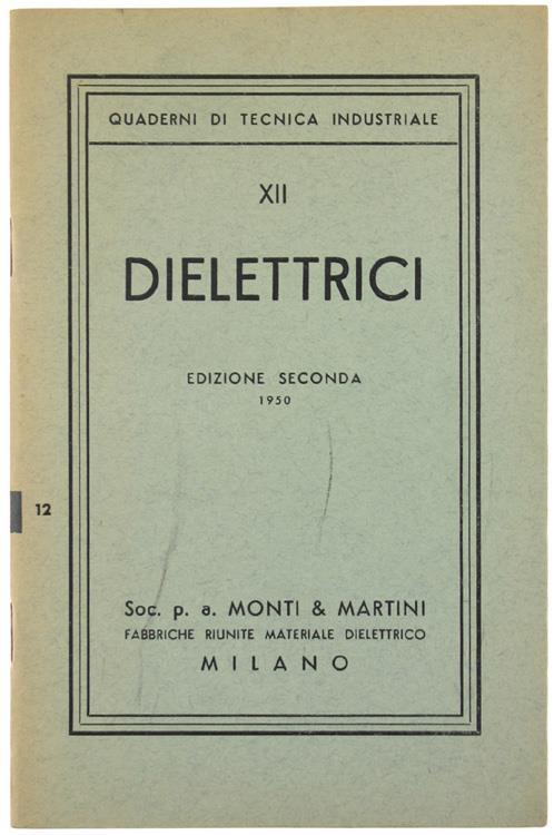 Dielettrici. Edizione Seconda - copertina