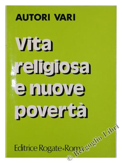 Vita Religiosa e Nuove Povertà - copertina