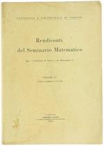 Rendiconti del Seminario Matematico. Vol. 11° (Anno Accademico 1951-52)