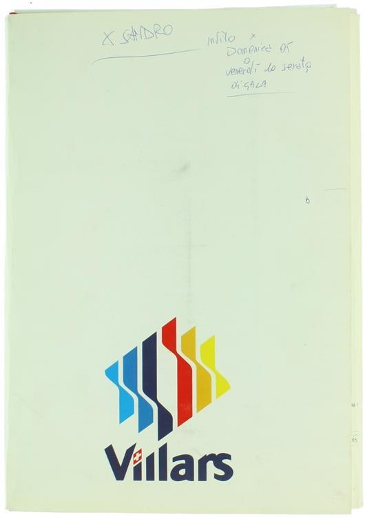 Rendez-Vous de Villars. 1992. Cartella Stampa - 2