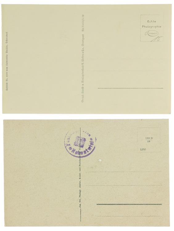 Hohentwiel. 2 Old Postcards