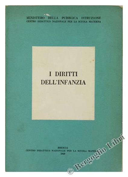 I Diritti dell'Infanzia - copertina